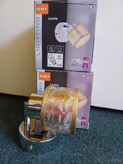 Zlatá bodová svítidla - 2