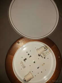 Svítidlo Compolux tmavé dřevo 2x60W E27 průměr 400mm - 2