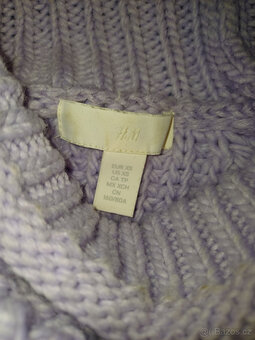 Lila svetr/rolák H&M - 2