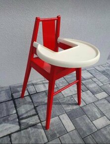 Dětská dřevěná jídelní stolička IKEA BLÅMES - 2