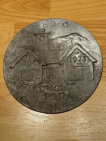 Plaketa z hasičské zbrojnice - 2