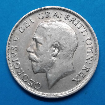 Stříbrná mince r. 1914 Jiří V. - 2