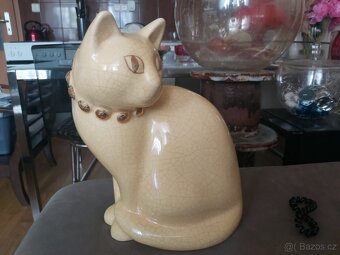 Sběratelska kočka LONGWY 29 cm - 2