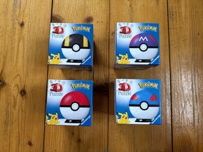 3D puzzleball, motiv Pokemon, cena 125,- Kč/ks - 2