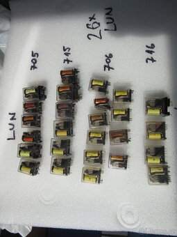 Relé LUN 705,706,715 a 716 - 2