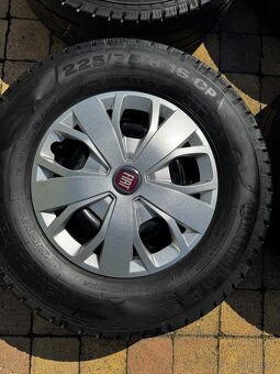 Sada 5×118 Ducato plechová kola 1374082080 + pneu 225/75 R16 - 2