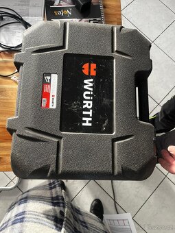 Aku hřebíkovačka WÜRTH – 2× baterie, kufr, plně funkční - 2