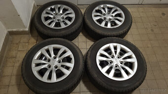 Téměř NEJETÁ zimní kola 15" 5x114,3 Hyundai ix20, Venga - 2