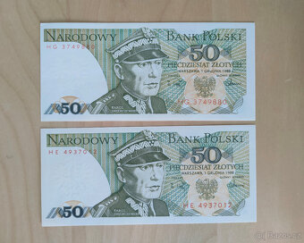 POLSKO - 50 zlotých - rok 1988 - 2