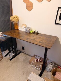 Elektrický psací stůl 120 x 60 cm - nový se zárukou - 2