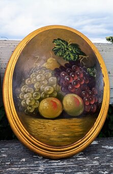 Olejomalba - oválný obraz - 2