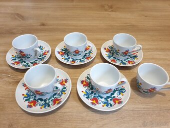 Malovaný čajový/kávový servis - 2