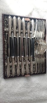 Postříbřená sada příborů 48 kusů - 2