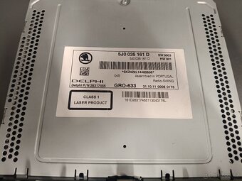 Originál autorádio Škoda - 2