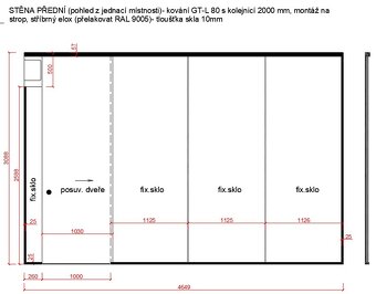 PRODÁM DVĚ CELOPROSKLENÉ PŘÍČKY - 2