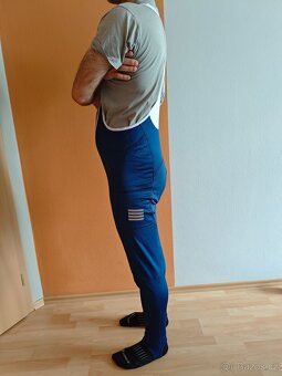 Zateplené cyklistické kalhoty s vložkou - 2