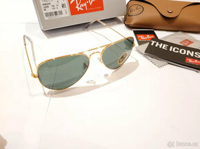 Ray-Ban Aviator Classic 58/14/135 Glass G-15 ITALY - 2