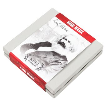 Stříbrná medaile Kult osobnosti - Karl Marx proof - 2