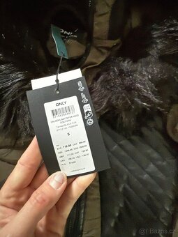 Nova srmy khaki parka zimni bunda s visackou S - 2