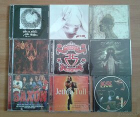 CD - metal, rock, české i zahraniční kapely, od 50 Kč - 2