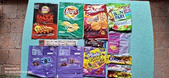 Staré sběratelské
prázdné Obaly od
brambůrků. - 2