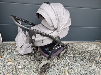Kočárek Noordi Fjordi 3v1 s autosedačkou, dark grey (2021) - 2