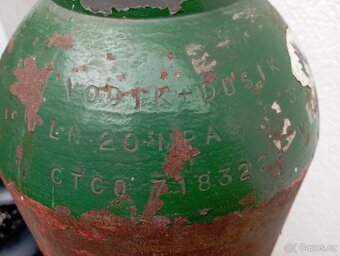 Tlaková láhev 50,7l dusík, vodik - 2