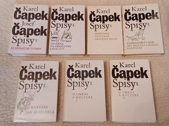 Predám knihy - Karel Čapek - 2