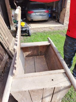 Historická přepravní bedna na zvířata - 2