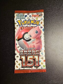 Pokemon boosterpack 151 korejsky - 2