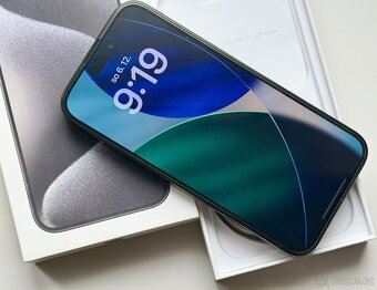 iPhone 15 Pro Black Titanium BATERIE 100% TOP - 2