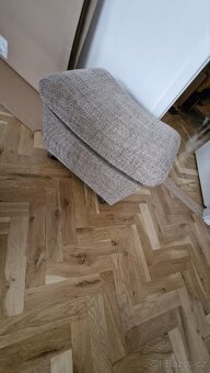Gauč,sedačka, taburet+dvě křesla - 2