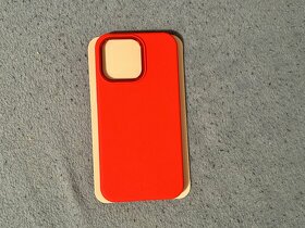 iPhone 15 Pro Max - Fixed červený silikonový kryt - 2