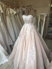Nádherné princeznovské svatební šaty vel.36-40 - 2