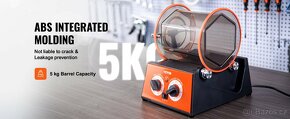 Rotační leštička 5kg na šperky kameny minerály kovy a mince - 2