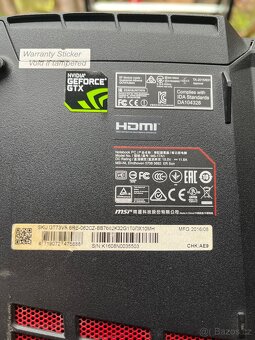 Herni notebook MSI - 2