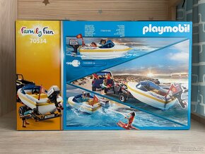 Playmobil 70534 terénní vozidlo a člun - 2