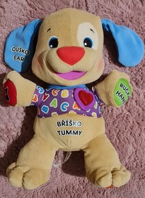 interaktivní pejsek Fisher-Price ČJ/AJ (6+ měs.) - 2