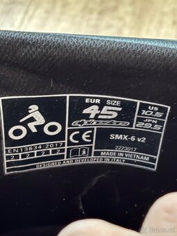Boty na motorku Alpinestars S-MX 6 černo-fluo žluté - 2