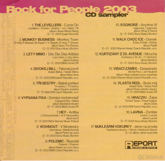 Rock for People – Český Brod 3.-6.7.2003 CD - 2