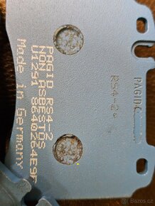 PAGID brzdové destičky Mercedes - Přední - 2