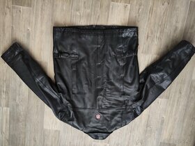 Černá kožená pánská bunda - 2