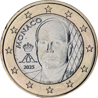 Monaco 2025 -1+2€ s novým motivom - 2