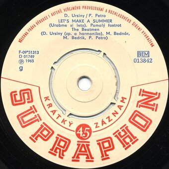 The Beatmen – Break It / Let's Make A Summer (SP) - 2