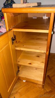 Psací stůl z masivu (borovice) – 153 x 60 cm - 2