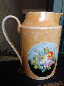 Skleněná konvice a keramický džbánek - 2