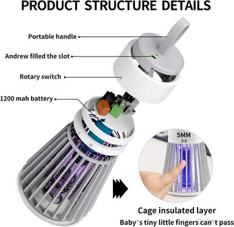 LED lampa proti hmyzu - 2