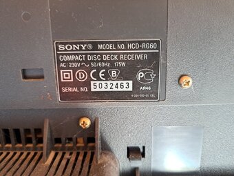 Minivěž SONY HCD-RG60 - 2