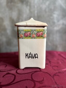 Porcelánová dóza na kávu - 2