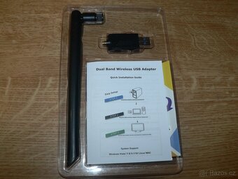 Wi-Fi USB 3.0 AC-1200Mbps adaptér-2,4+5,8 GHz - 2